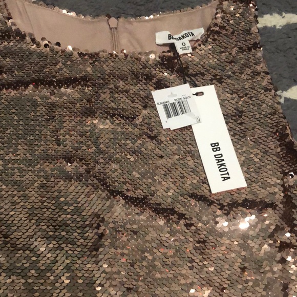 NWT Bb Dakota Garland Sequin Dress-size 0. - Picture 4 of 4